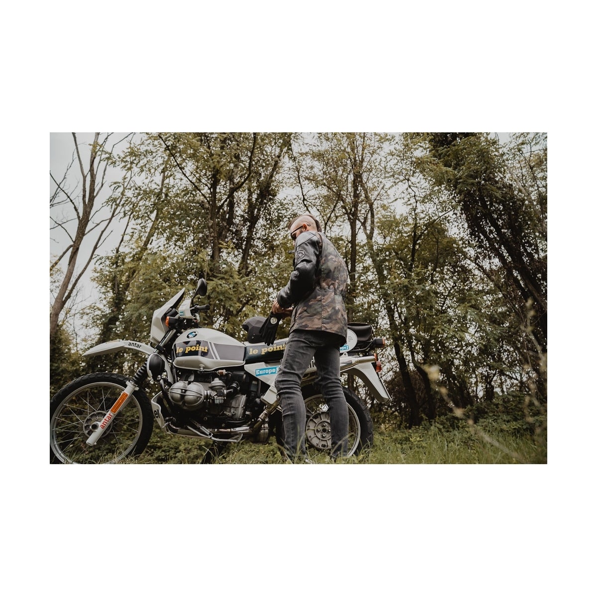HolyFreedom Quattro Camo Motorcycle Leather/Textile Jacket XXL Figure 7