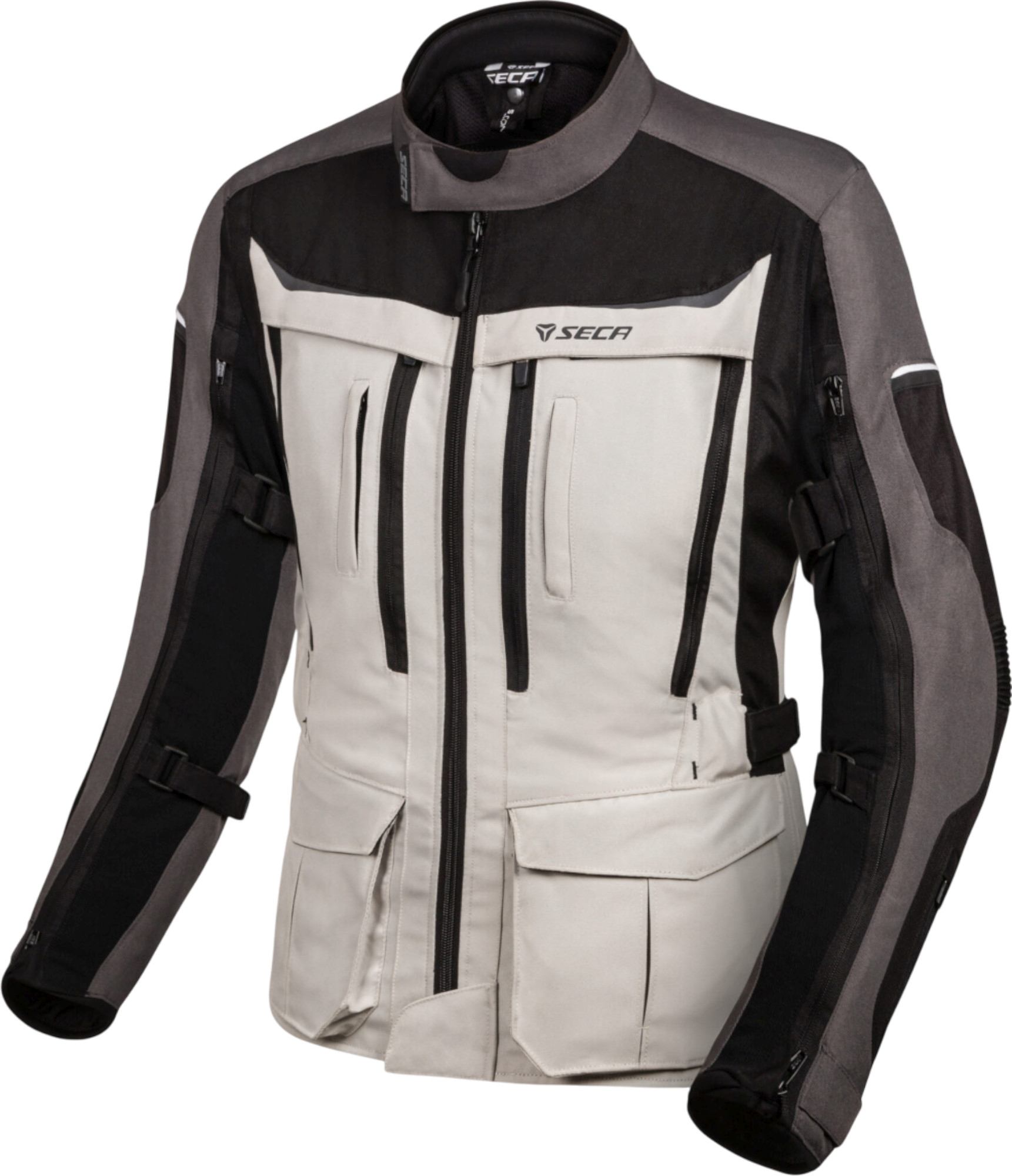 Seca Discovery Ladies Motorcycle Textile Jacket black/grey M Figure 1
