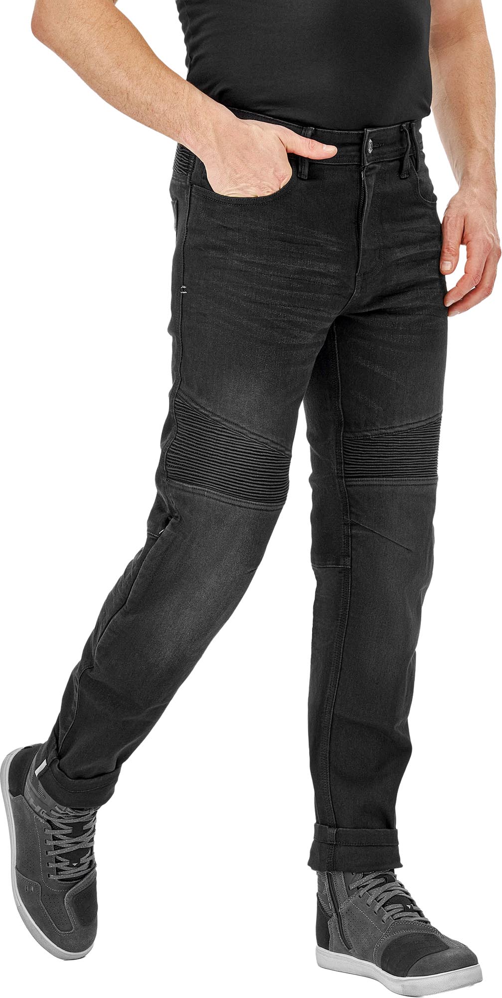 SHIMA Zenith Motorrad Jeans Sort 40 (32) Figur 4