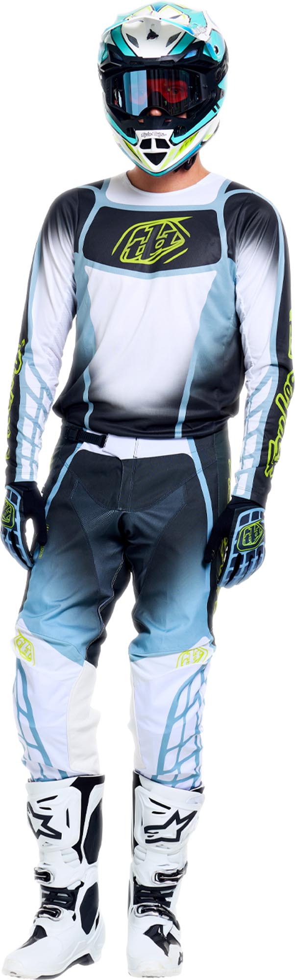 Troy Lee Designs GP Pro Framework Pantaloni da motocross carbonio/grigio 34 Figura 2