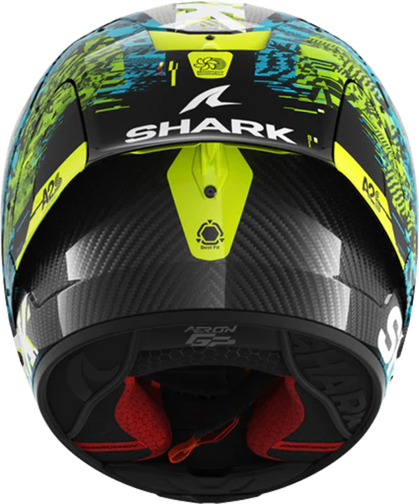 Shark Aeron-GP FM Racing #2 Speed-VIB Helm blau/grün S (55/56) Abbildung 5