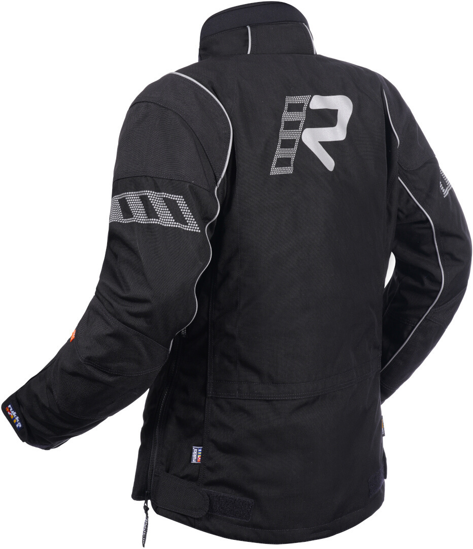 Rukka Traverina Damer Motorcykel Textiljacka Svart/Silver 34 Figur 2