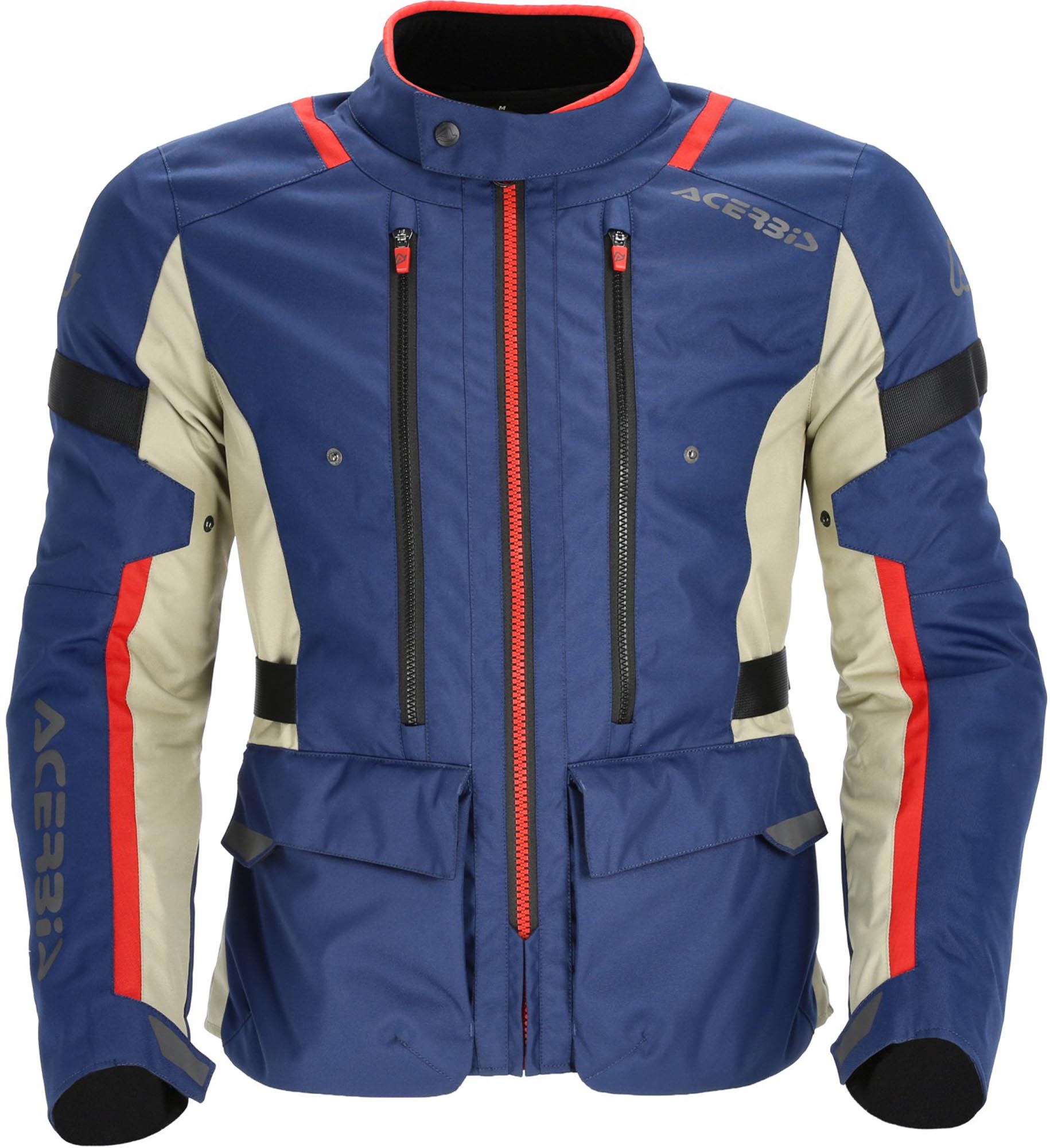 Acerbis X-Travel 2.0 Motorrad Textiljacke blau/rot L Abbildung 3
