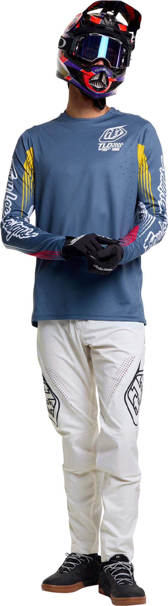 Troy Lee Designs Sprint Pro Turbo Bicycle Jersey blue/grey L Figure 9