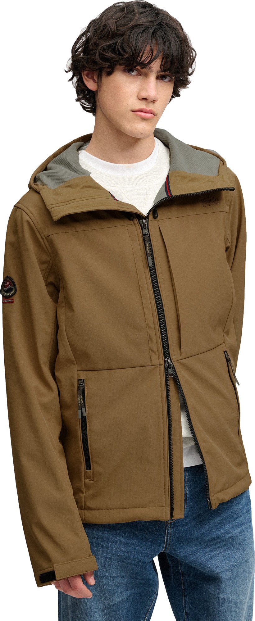 Superdry & Co Softshell Trekker Jacke beige 3XL Abbildung 4