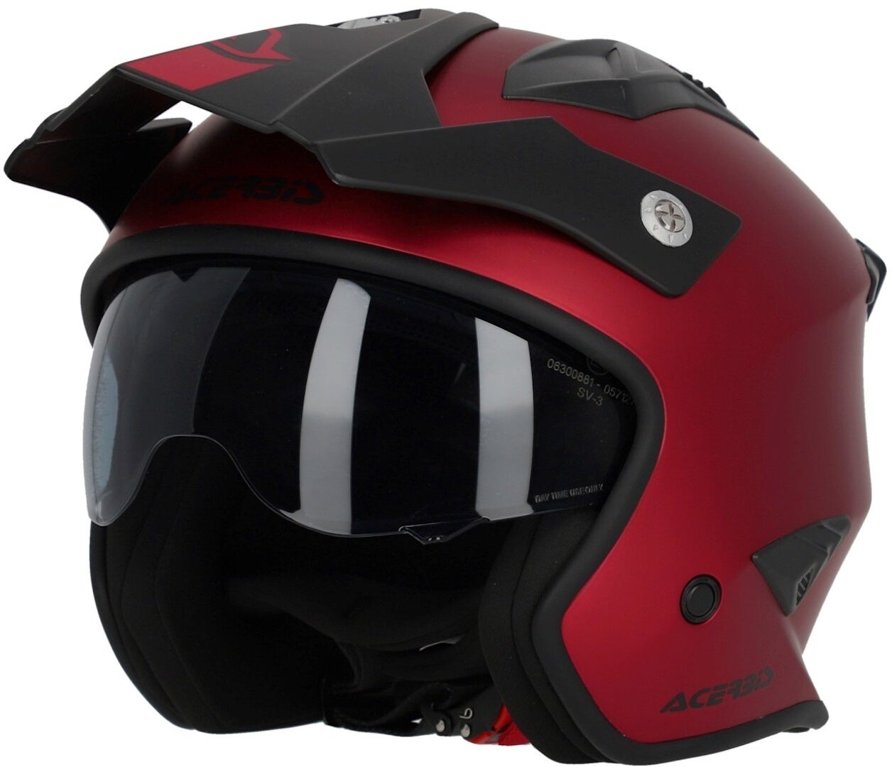 Acerbis Aria Metallic Jethelm rot matt XL (60) Abbildung 1