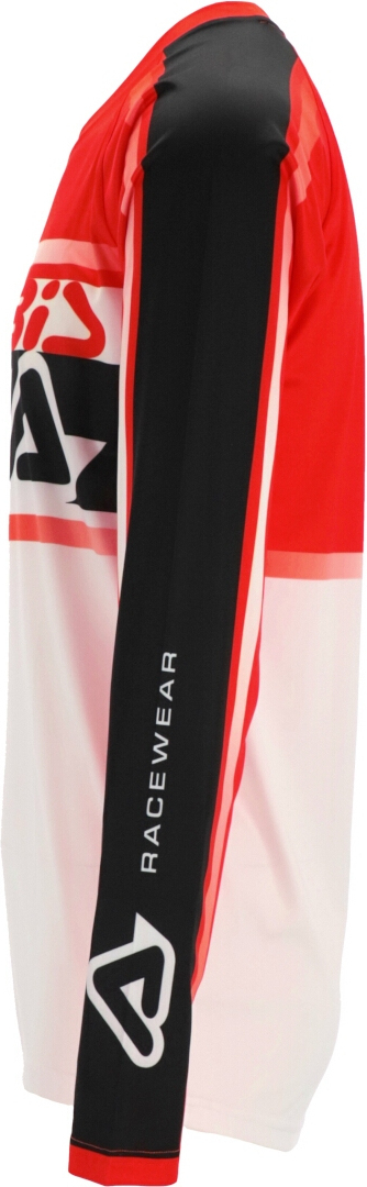 Acerbis MX Linear Lugo Motorcross Jersey wit/rood XL Figuur 2