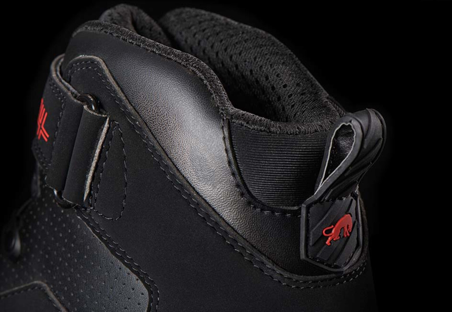 Furygan V4 Easy D3O Vented Pantofi de motocicletă Negru/Roșu 38 Figura 3