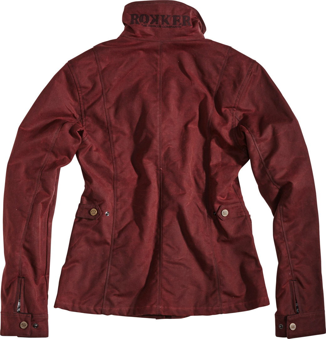 Rokker Wax Cotton Lady Jacket punainen M Kuva 2