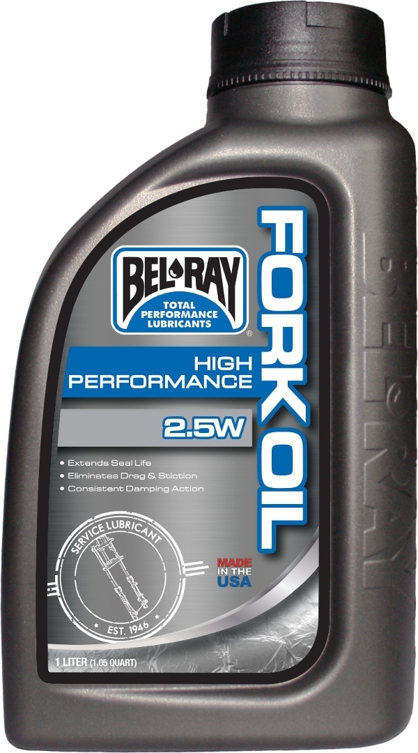 Bel-Ray High Performance 2,5W 1 litro de óleo do garfo Figura 1