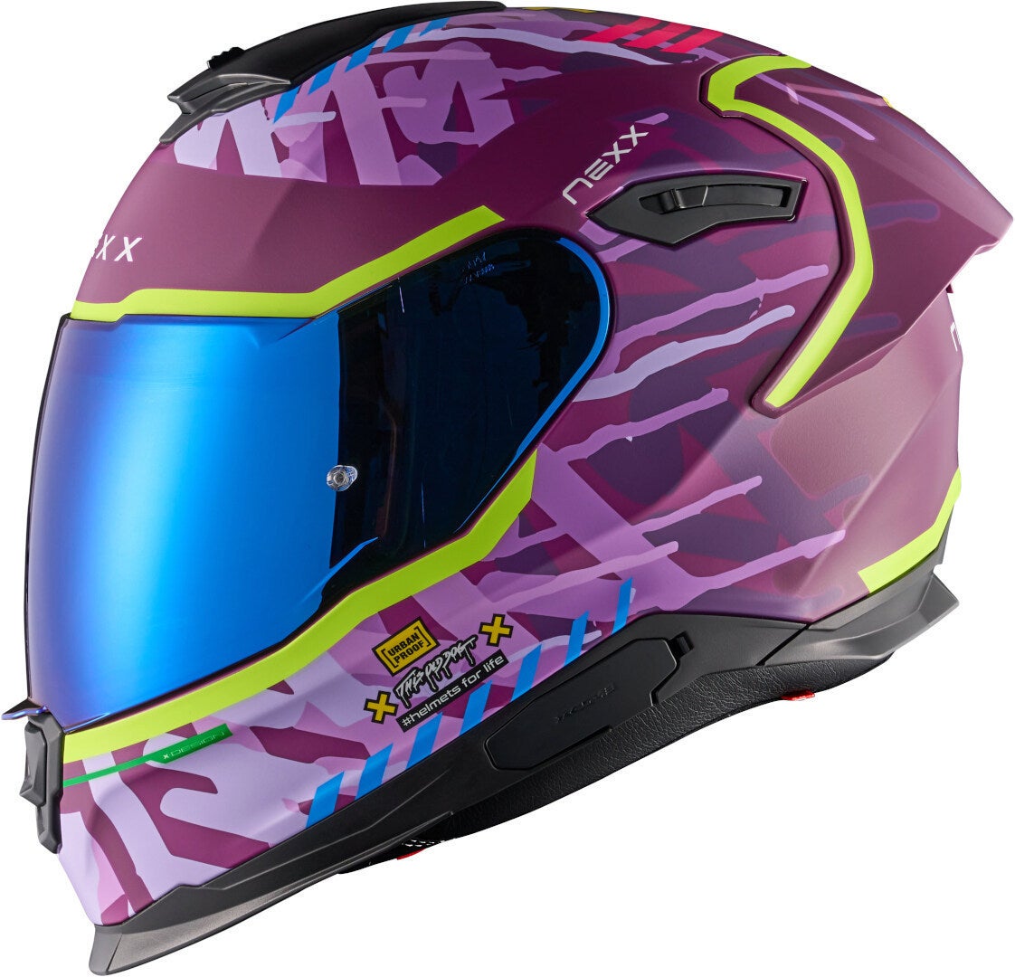 Nexx Y.100R Urbangram Casco viola opaco S (55/56) Figura 1