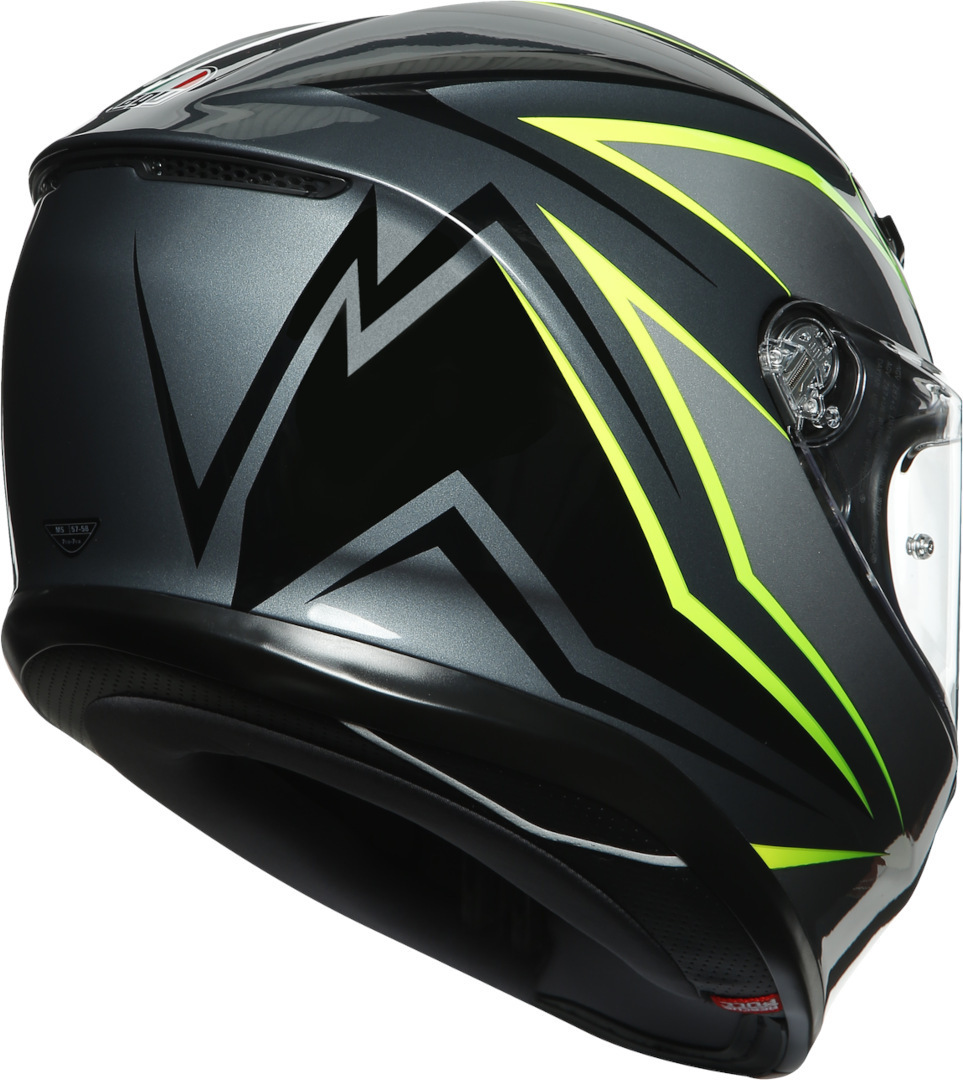 AGV K-6 Flash hjelm sort/grå/grøn ML (59/60) Figur 2