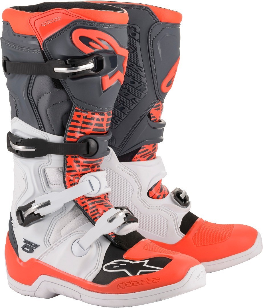 Alpinestars Tech 5 越野车靴 白/黑/红 11 (45,5) 图1