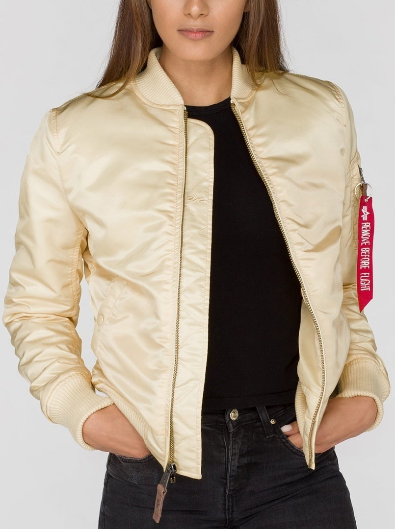 Alpha Industries MA-1 VF 59 Dame jakke Fløde M Figur 1