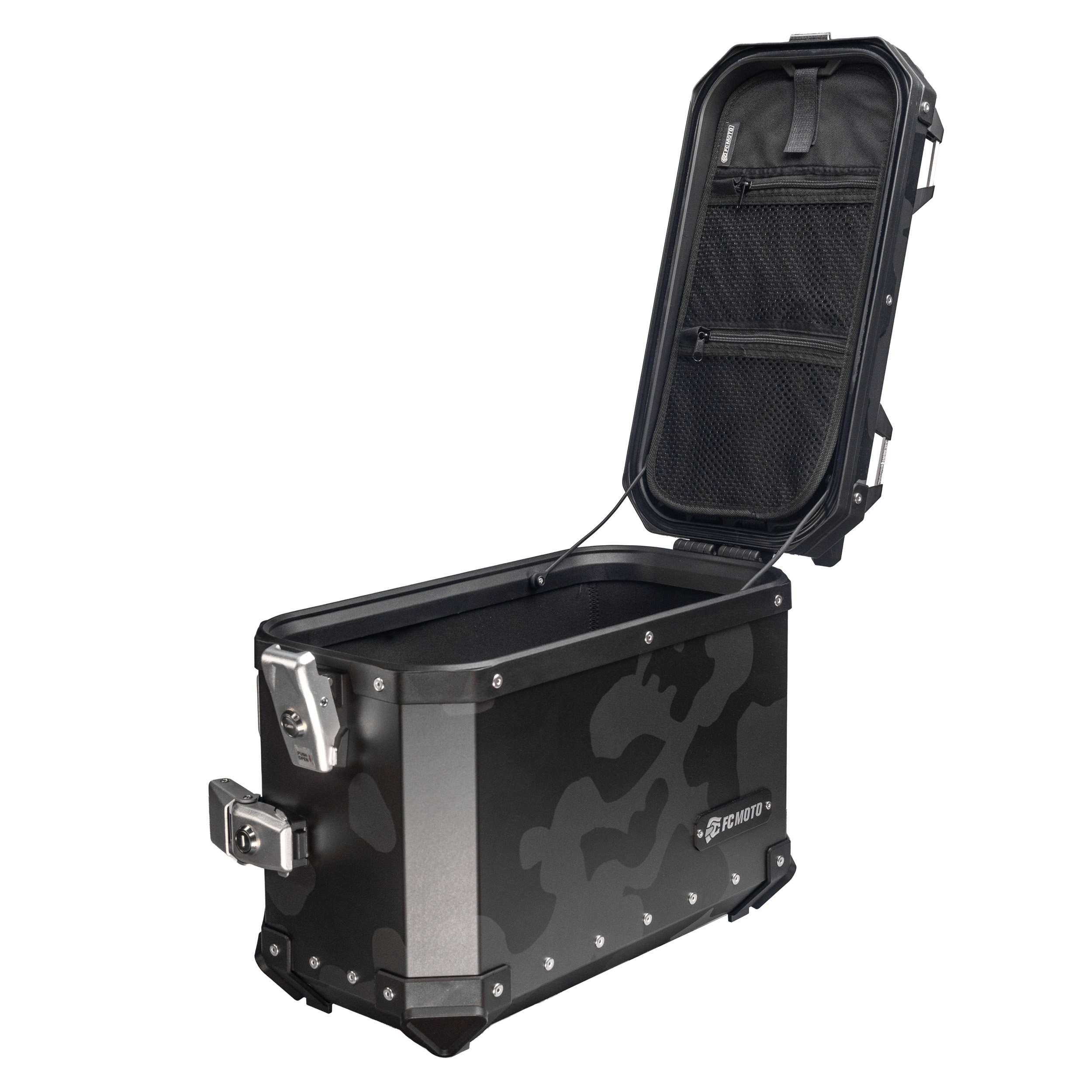 FC-Moto Terreno EVO Camo 28 L Alu Cutia laterală Camuflaj negru Dreapta Figura 6