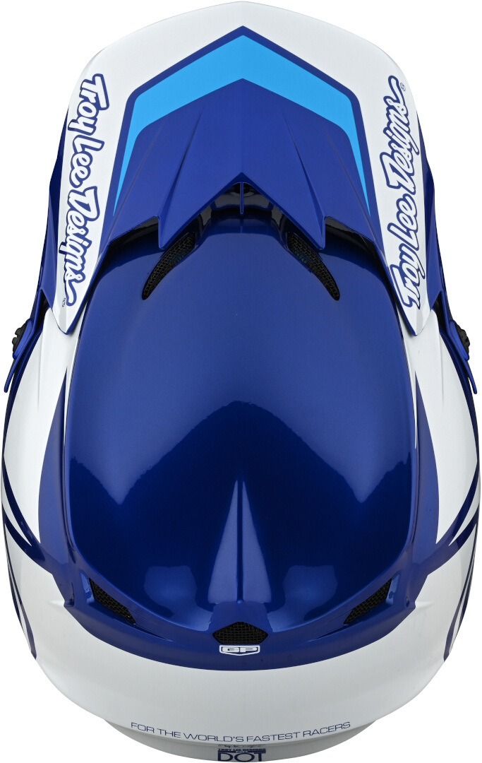 Troy Lee Designs GP Overload Motorcross helm blauw/wit M Figuur 2