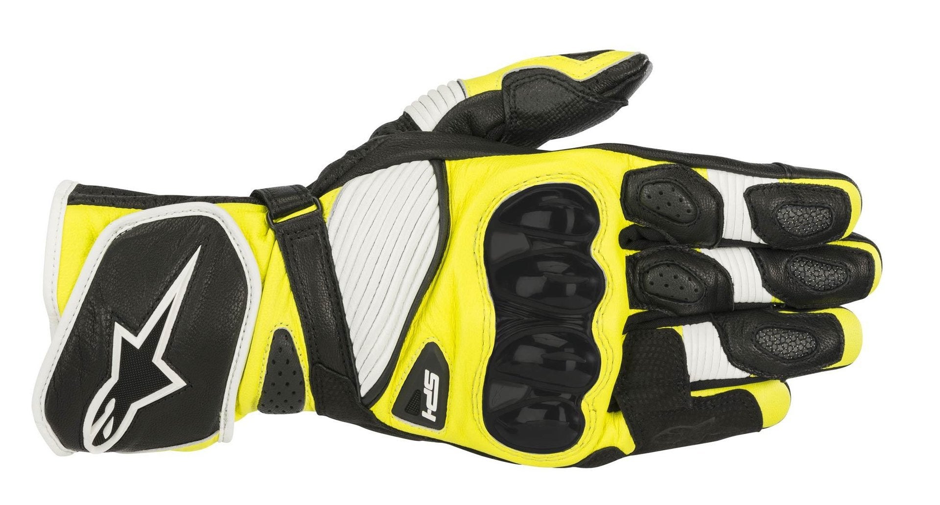 Alpinestars SP-1 v2 Motorcykel handsker sort/gul M Figur 1