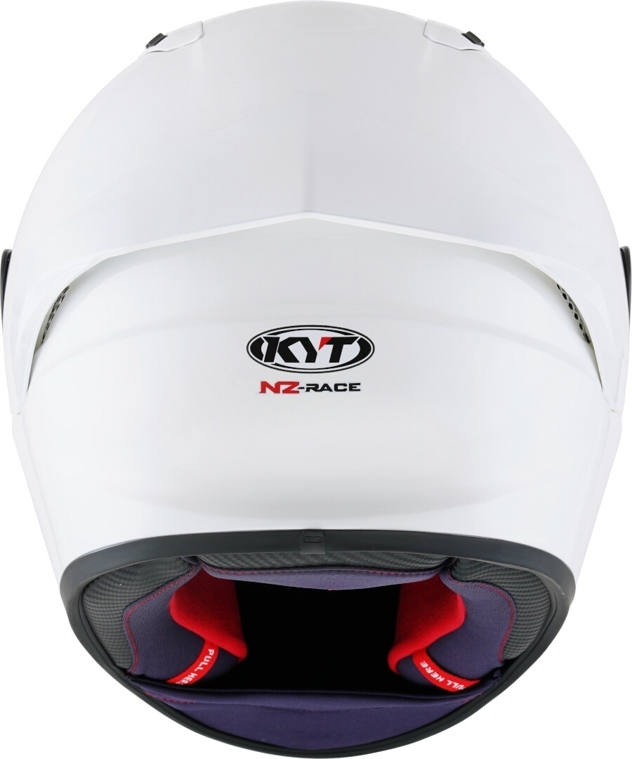KYT NZ Race Plain Helm weiß M (57/58) Abbildung 6