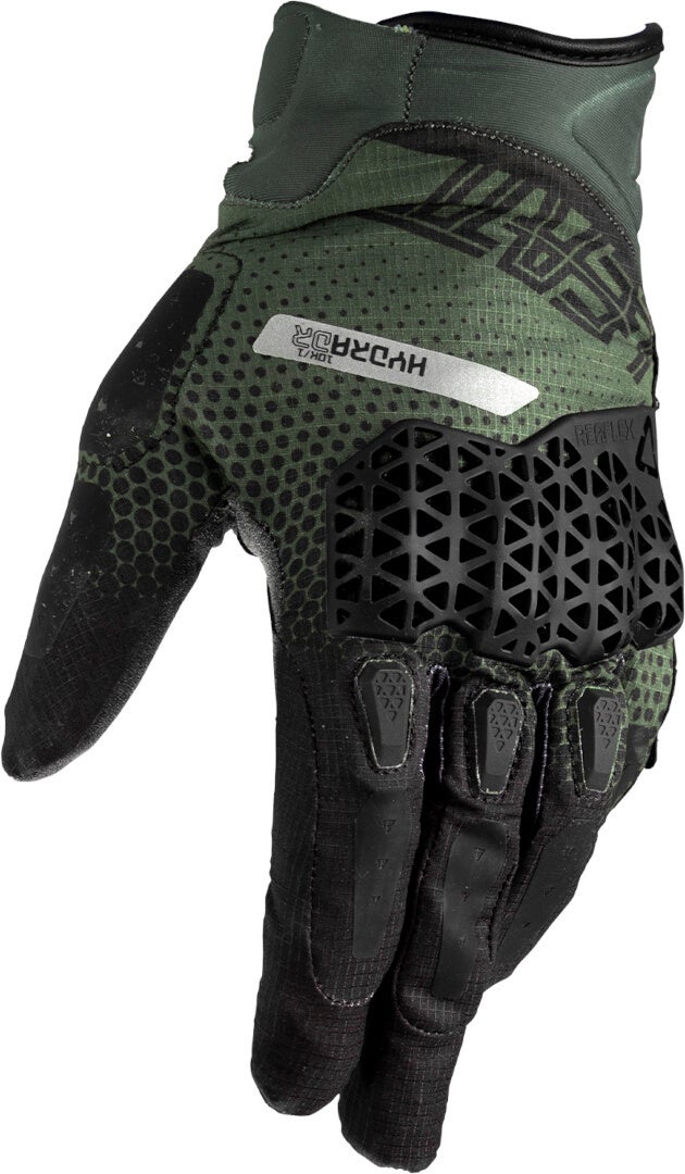 Leatt ADV Hydradri 5.5 Short vandtætte motorcykelhandsker Sort/oliven XL Figur 5