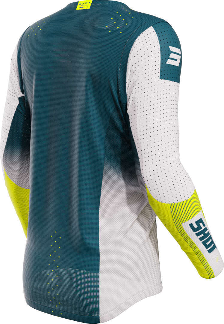 Shot Aerolite Honor Motocross tröja blå/vit/gul XL Figur 2