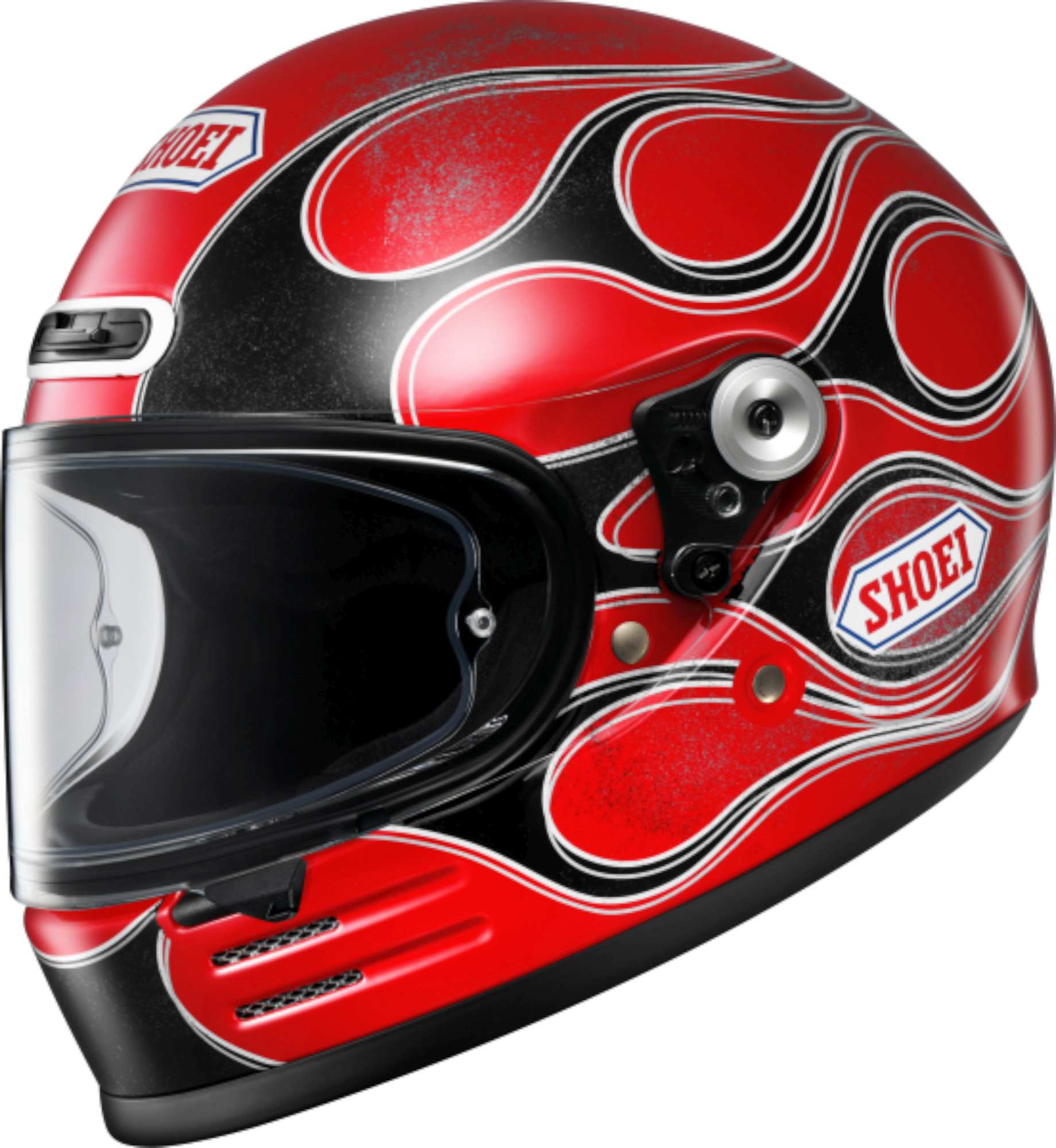Shoei Glamster06 Blast Casco rosso/nero/bianco L (59/60) Figura 1