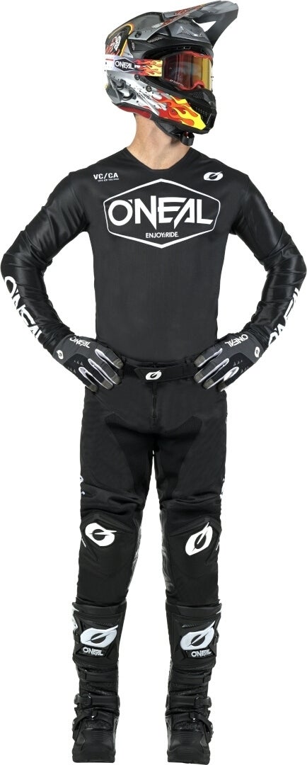 Oneal Mayhem Hexx Motocross bukser Sort/hvid 34 Figur 3