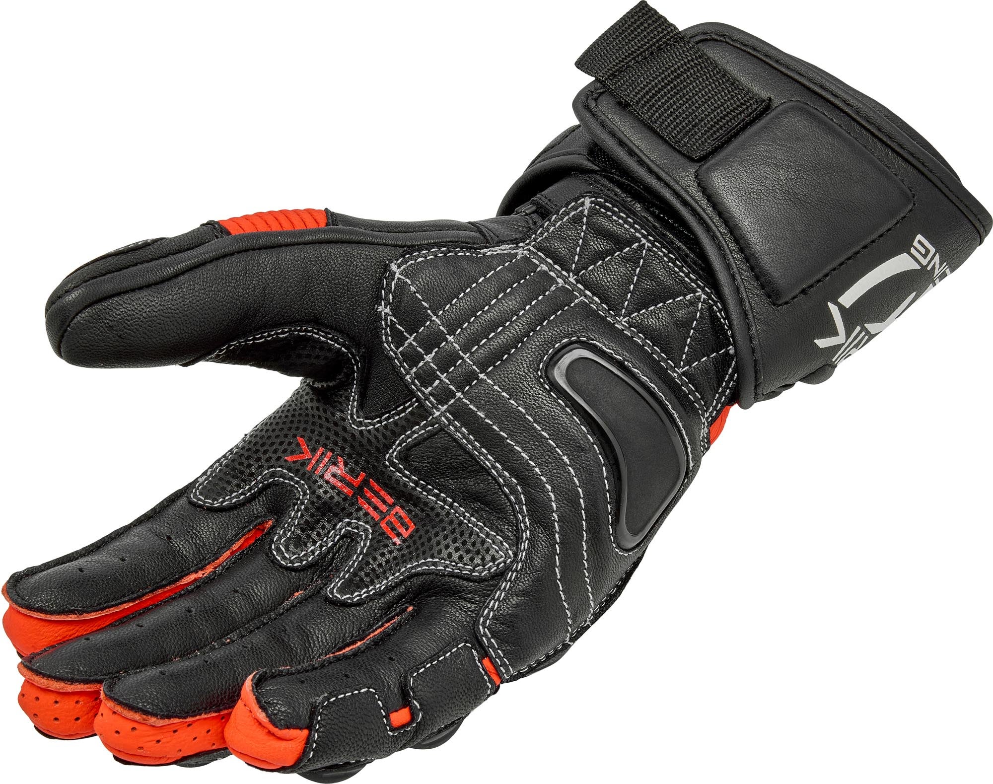 Berik Yokoto Motorcykel handsker sort/neonrød L Figur 2