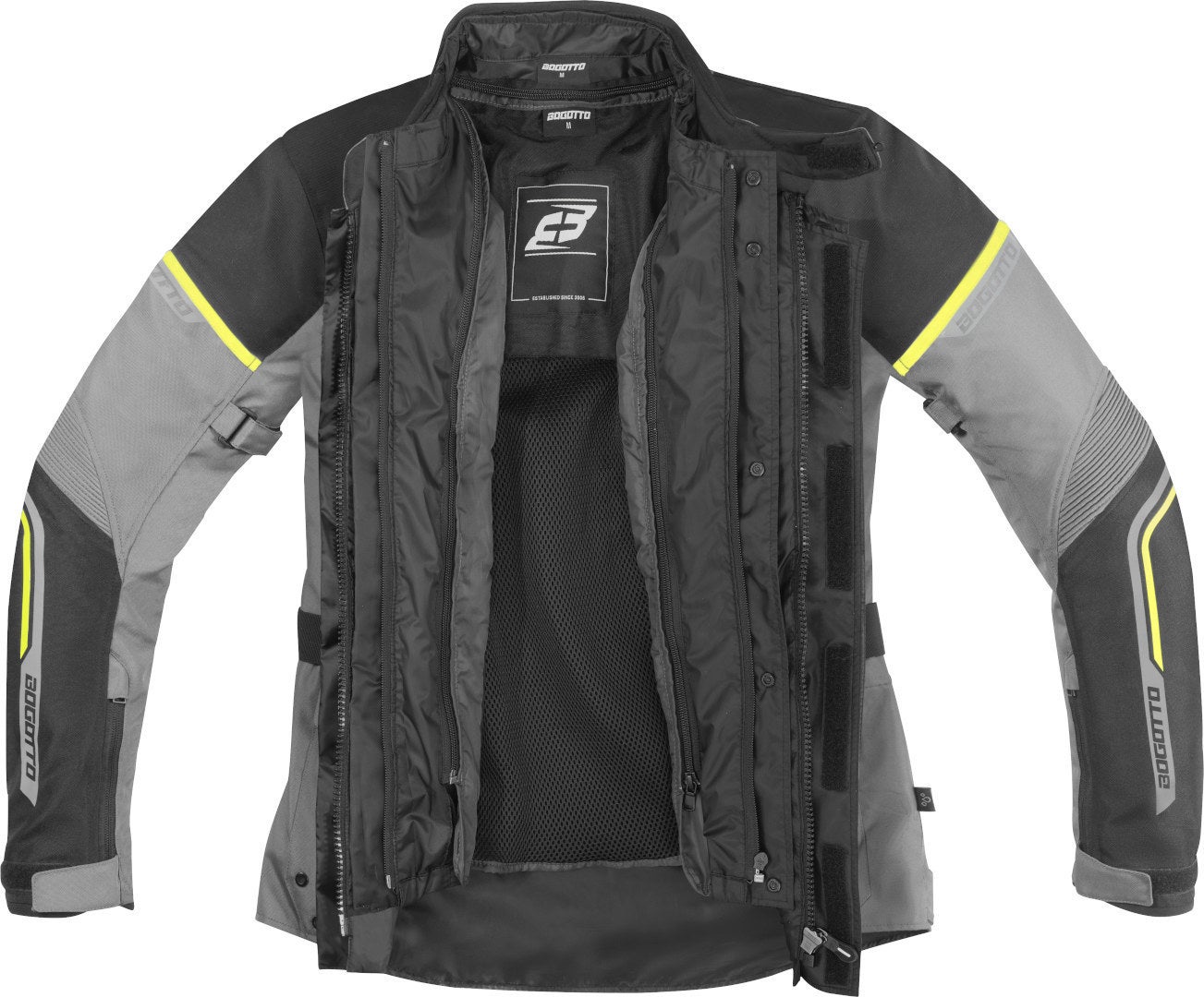 Bogotto Aveno waterproof 3in1 waterproof Motorcycle Textile Jacket black M Figure 3