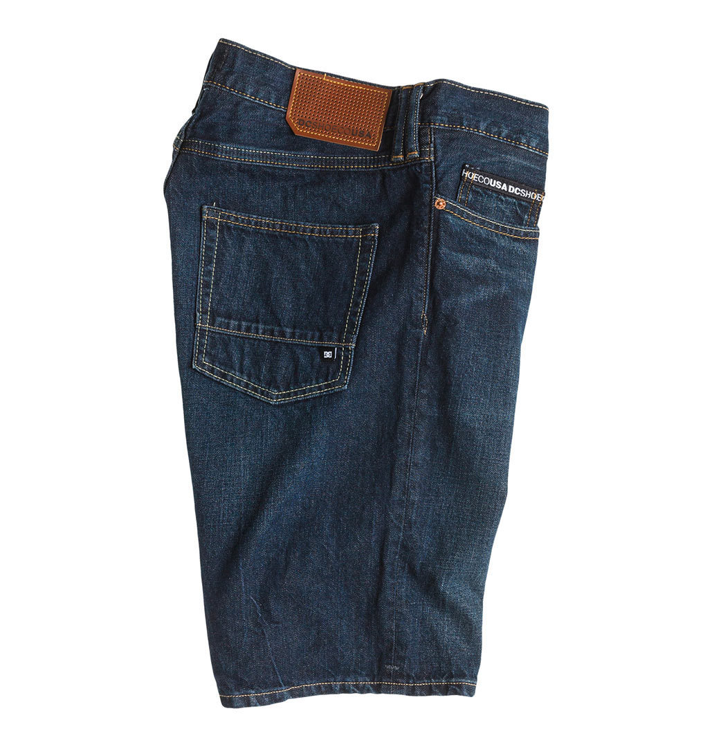 DC Worker Straight Denim Shorts Lavado de piedra clara 34 Figura 3