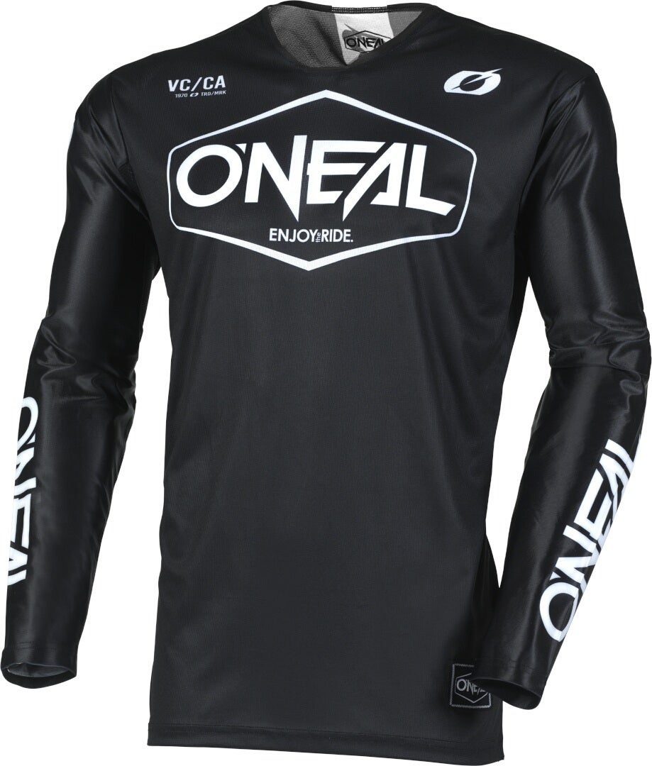 Oneal Men's Black/White Mayhem Hexx Motocross Jersey