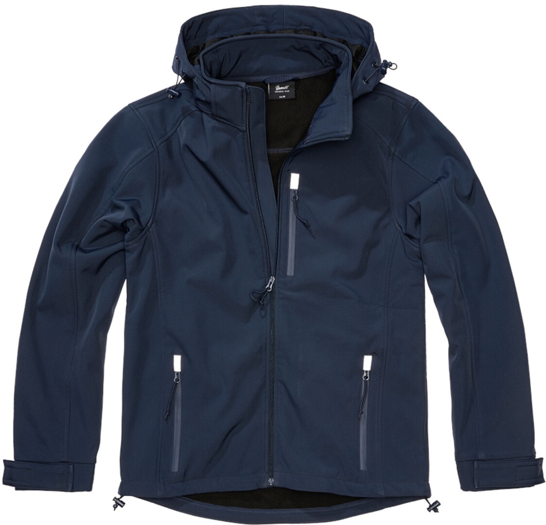 Brandit Hurricane Softshell Jasje blauw 4XL Figuur 1