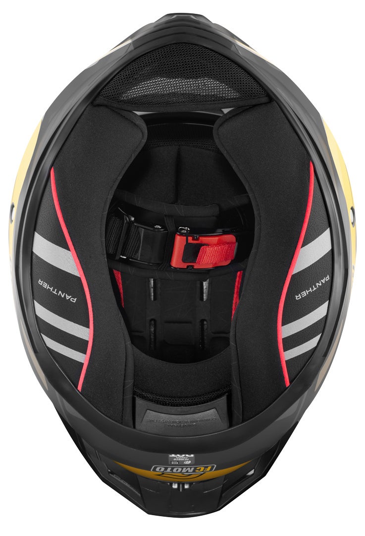 FC-Moto FF130SV Cavion Casco nero opaco/oro 2XL Figura 7