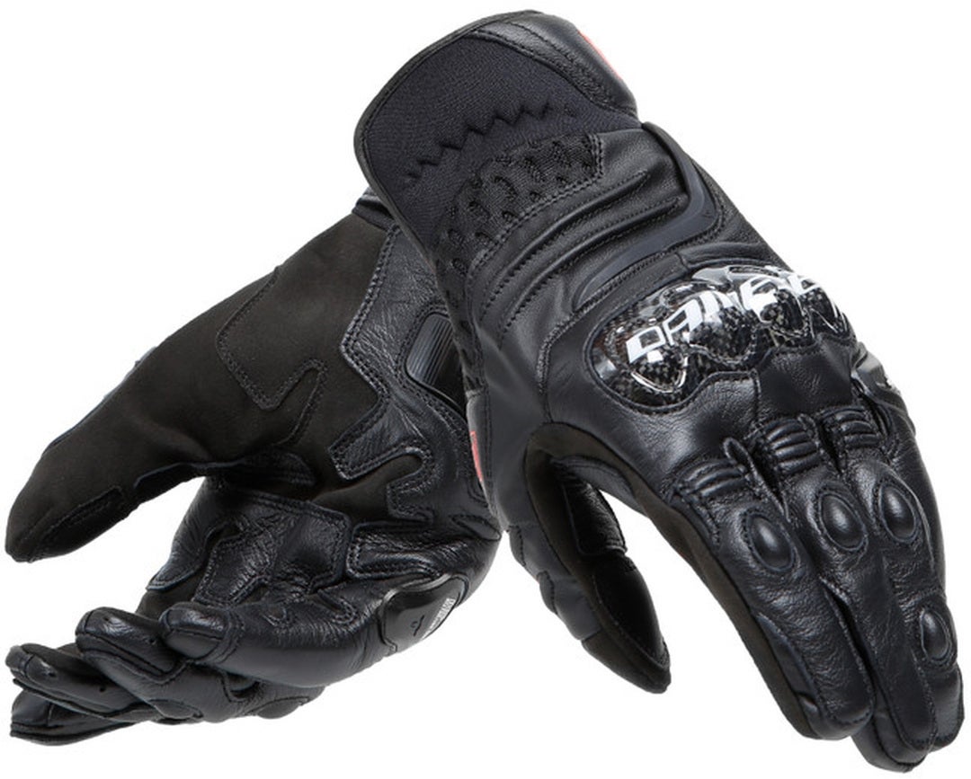 Dainese Carbon 4 Short Motorcykelhandsker Sort S Figur 1
