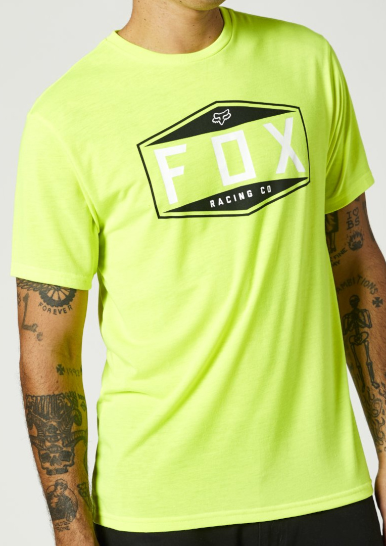 FOX Emblem Tech Camiseta amarillo L Figura 1