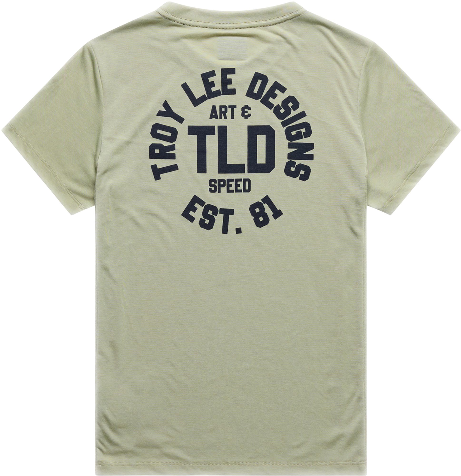 Side view of Troy Lee Designs Lilium Ride Stamps Ladies Short Sleeve Bicycle Jersey