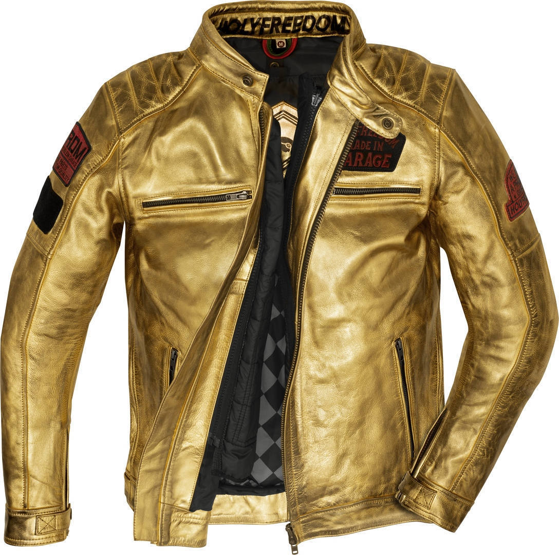 HolyFreedom Zero Lingotto Motorrad Lederjacke M Abbildung 2