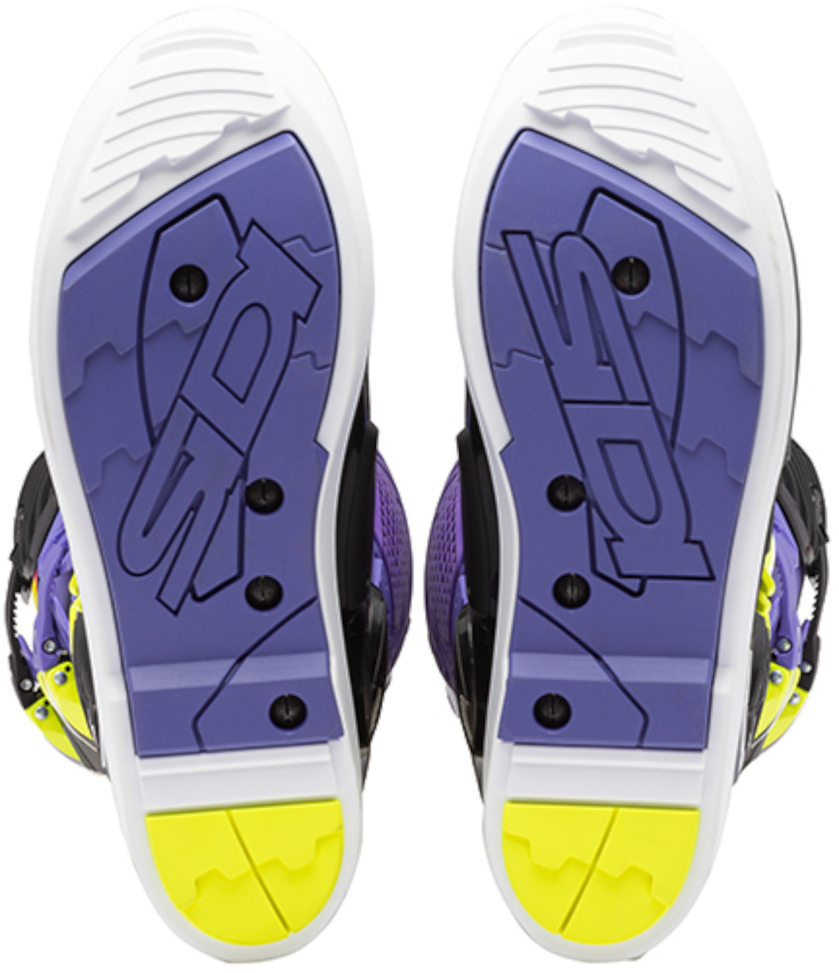 Sidi Crossfire 3 SRS Bottes Motocross Noir/violet/jaune néon 41 Figure 6