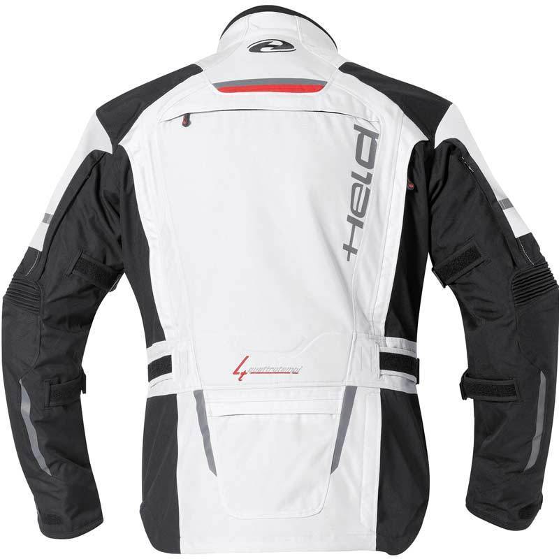 Held Carese II ladies and men motorcycle textile jacket grey/black 4XL Figure 2