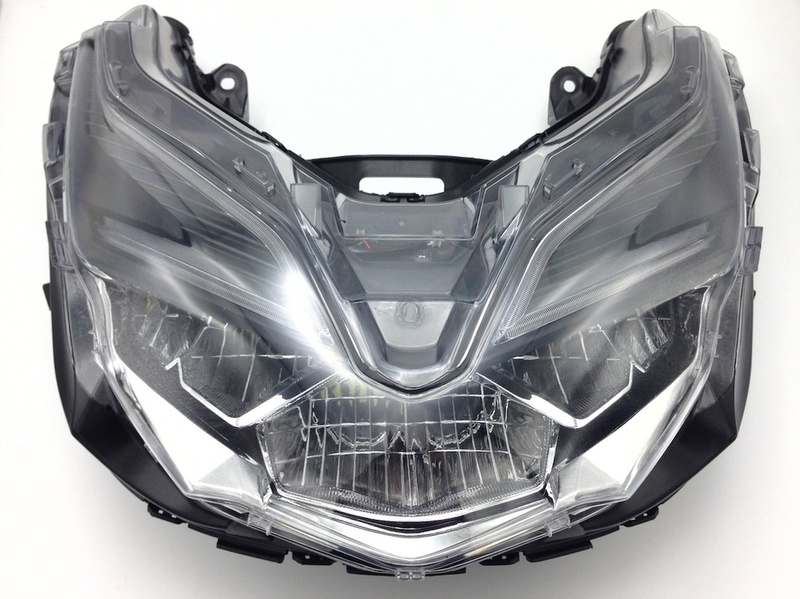 O PARTS luz dianteira led - Honda Forza 125/300/350 (18-) Figura 2