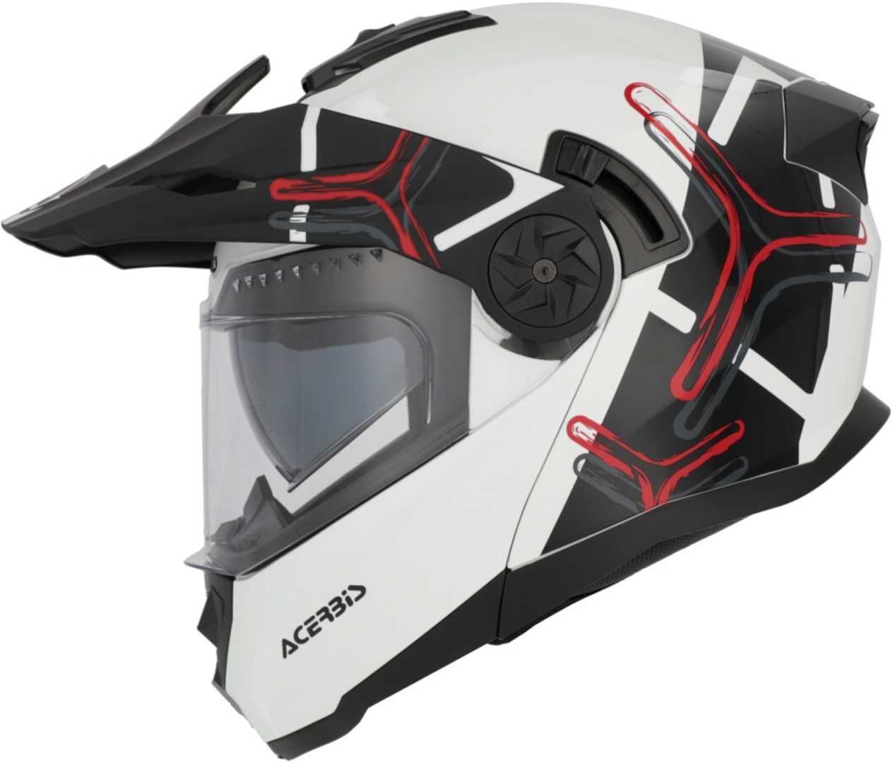 Acerbis Rider Graphic Casco bianco/nero S (55/56) Figura 11