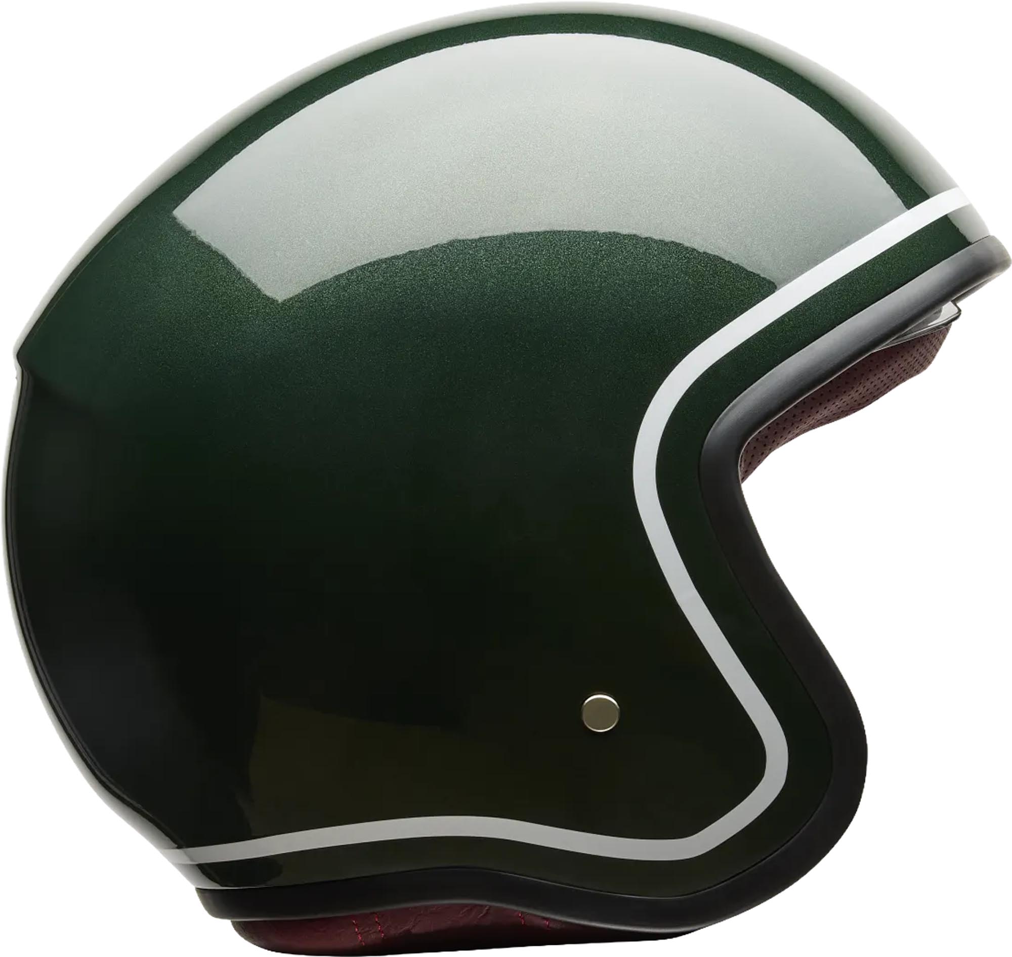 Bell TX501 Classic Gloss Jet čelada temno zelena L (59/60) Slika 2