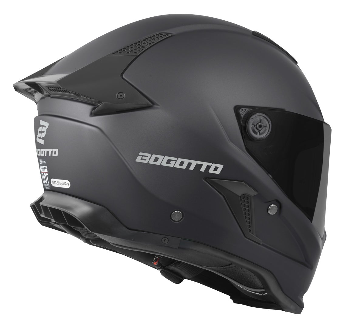 Bogotto Rapto Casco nero opaco S Figura 5