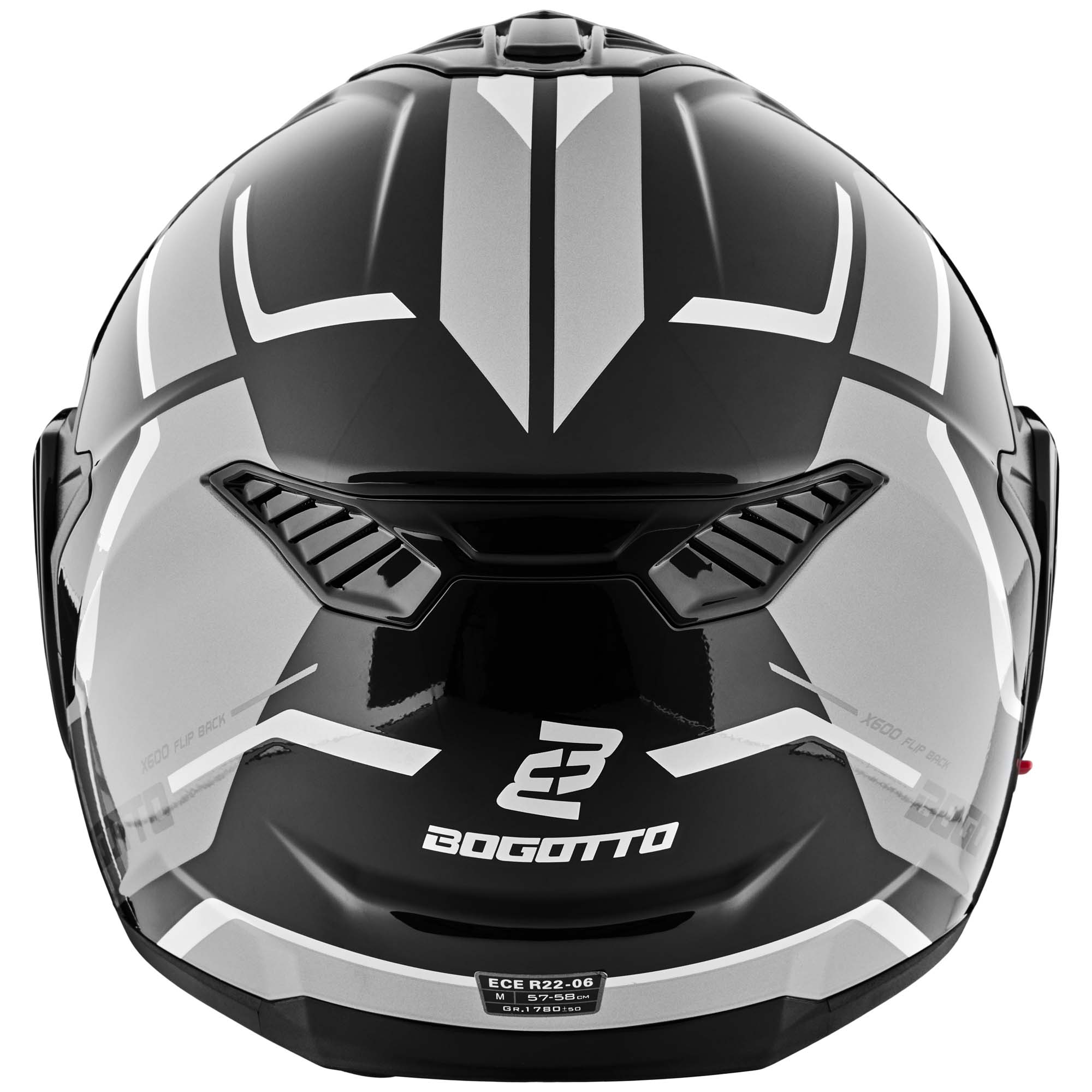 Bogotto FS-X600 Vyda Cască negru/gri/alb XS Figura 6