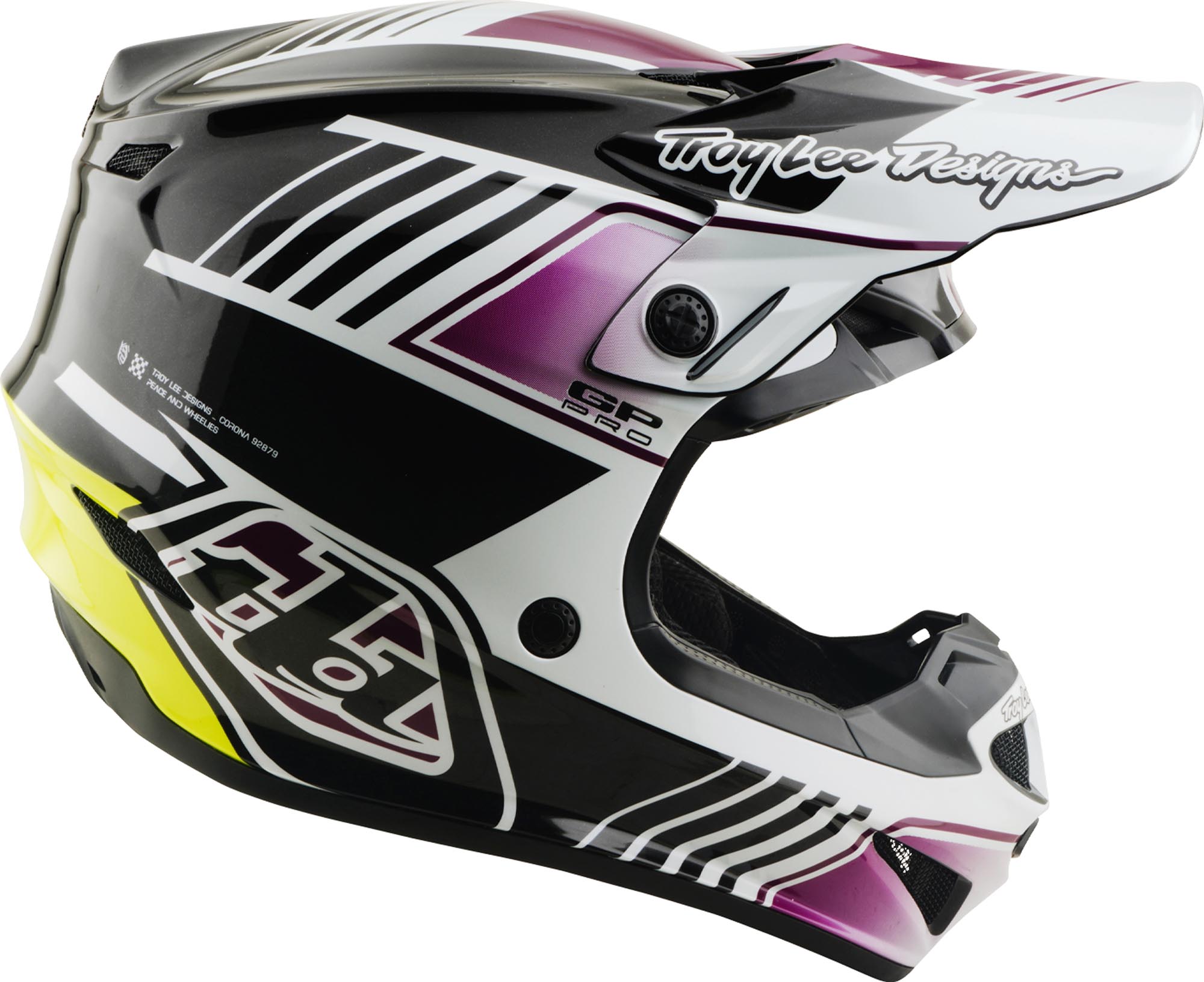 Troy Lee Designs GP Pro MIPS Segment Cască de motocross Negru/Violet XXL (62/63) Figura 3
