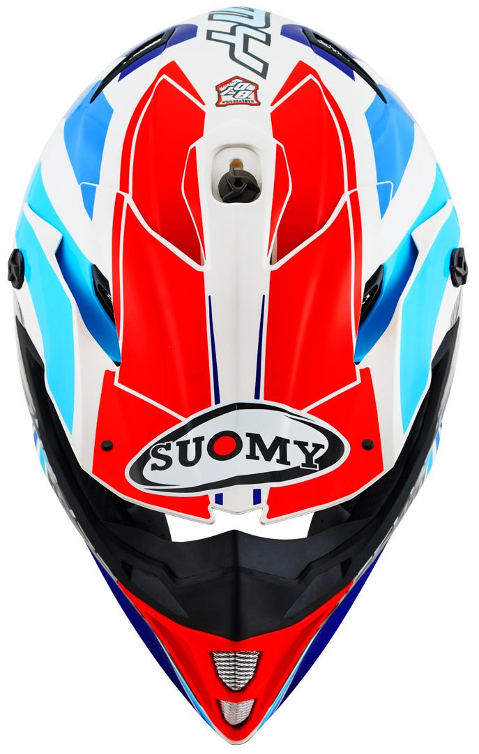 Suomy MX Speed Pro Forward Motocross Helm weiß/blau M (57/58) Abbildung 7