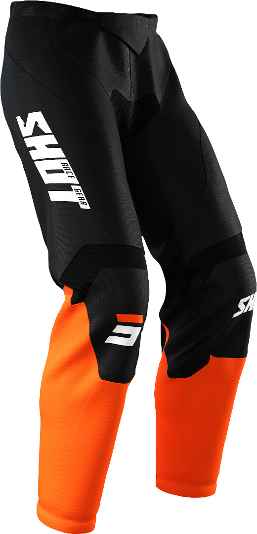Shot Draw Burst Motocross bukser sort/orange 36 Figur 2