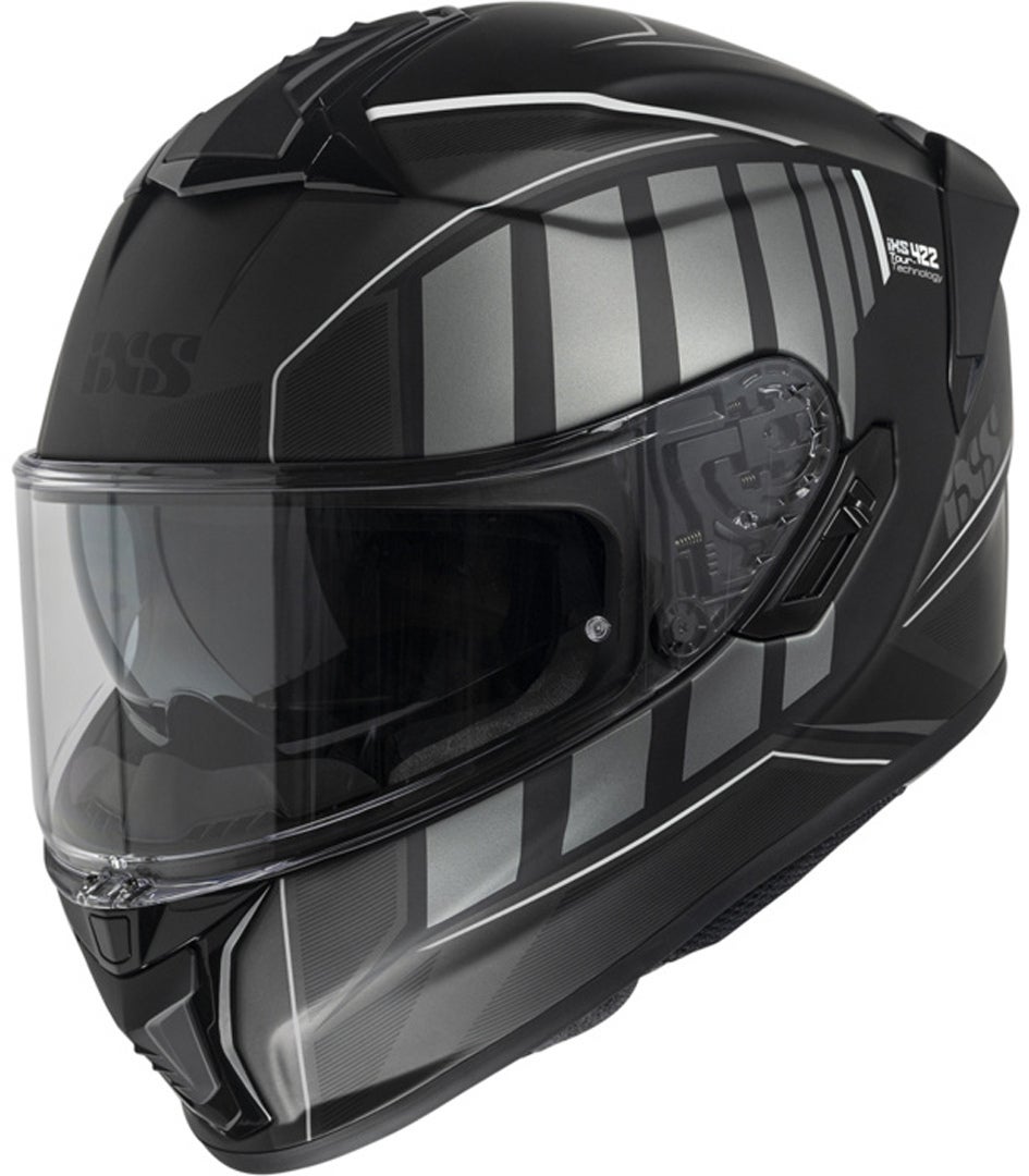 IXS iXS422 FG 2.16 SV Hjelm sort mat/grå M (57/58) Figur 1