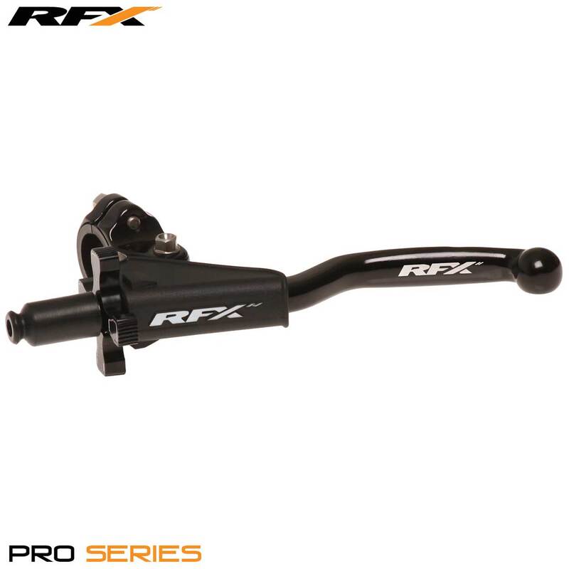 RFX Conjunto de palanca de embrague forjado Pro (negro) 2 veces ajuste universal EZ