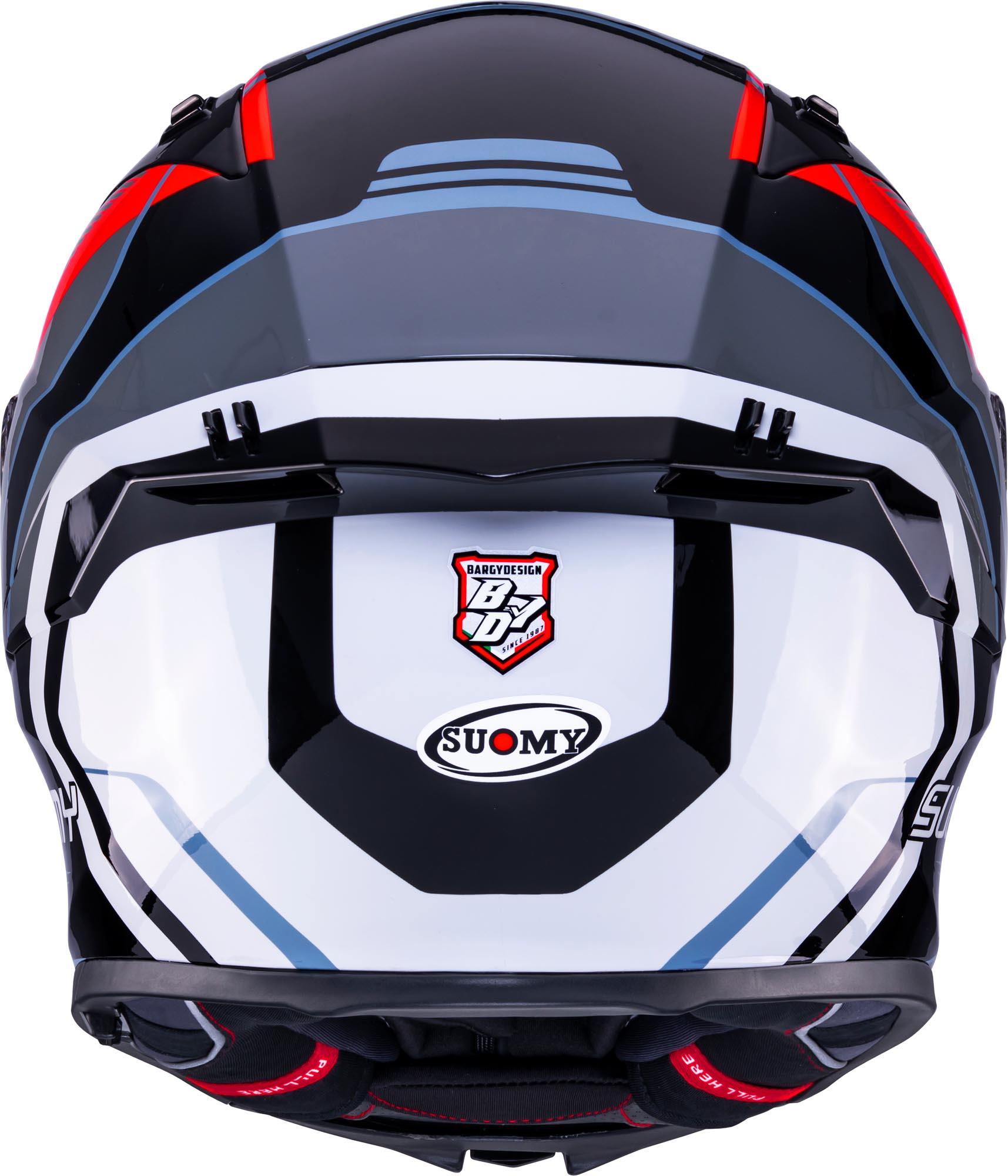 Suomy Speedstar 2 Parallax Helm zwart/rood/wit S (55/56) Figuur 4