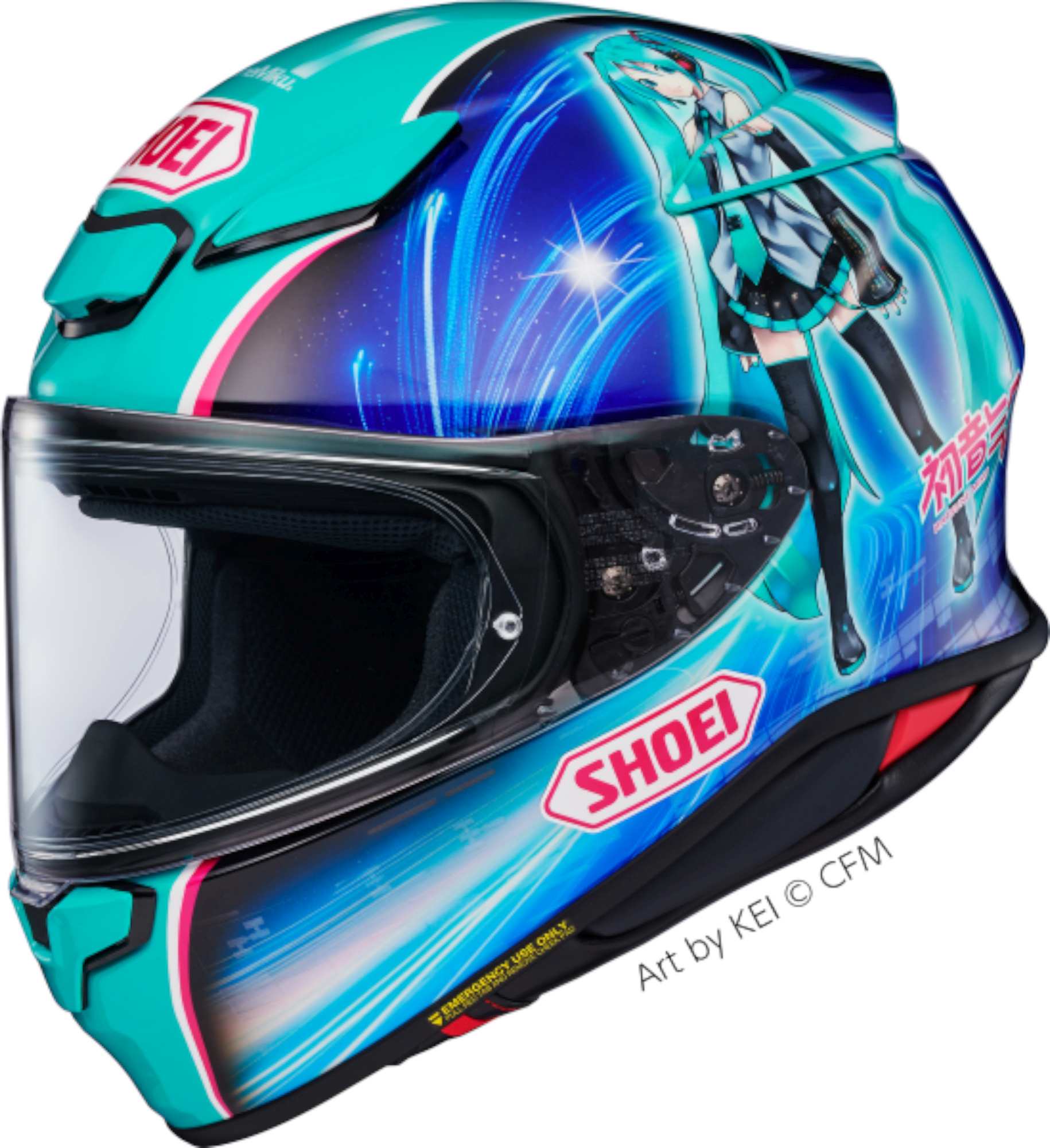 Shoei NXR2 Hatsune Miku Casco L (59/60) Figura 1